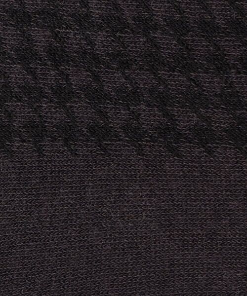 COMME CA ISM / コムサイズム ソックス | マイクロ千鳥柄 アンクルソックス | 詳細2