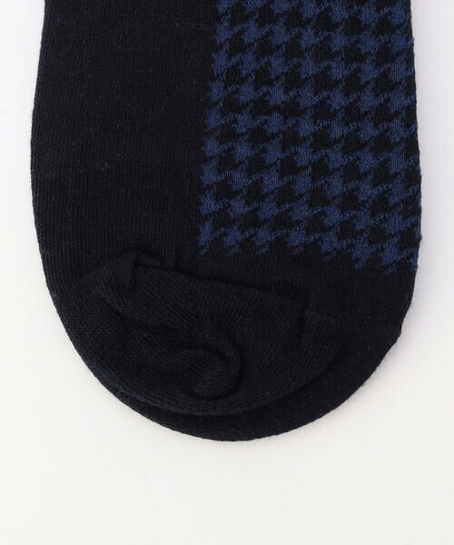 COMME CA ISM / コムサイズム ソックス | マイクロ千鳥柄 アンクルソックス | 詳細4