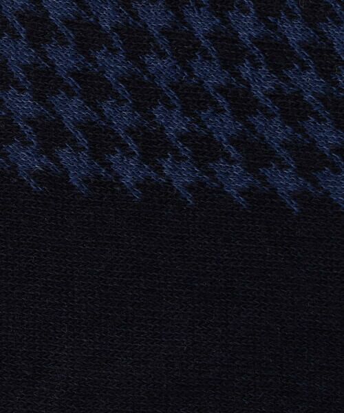 COMME CA ISM / コムサイズム ソックス | マイクロ千鳥柄 アンクルソックス | 詳細6