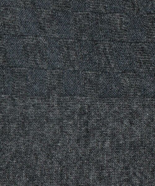 COMME CA ISM / コムサイズム ソックス | リンクス 市松柄 アンクル ソックス | 詳細2