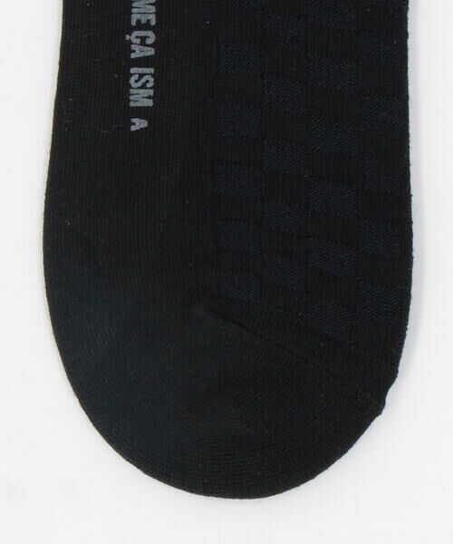 COMME CA ISM / コムサイズム ソックス | リンクス 市松柄 アンクル ソックス | 詳細4