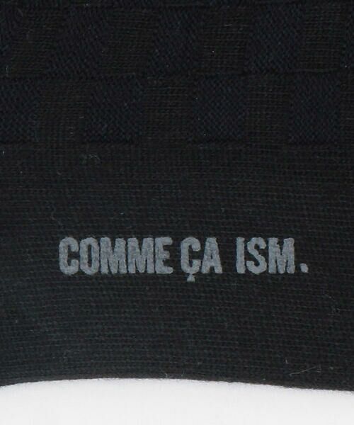 COMME CA ISM / コムサイズム ソックス | リンクス 市松柄 アンクル ソックス | 詳細5