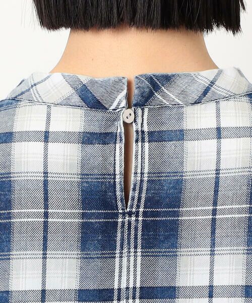 COMME CA ISM / コムサイズム シャツ・ブラウス | インディゴチェックプルオーバー / セットアップ対応 | 詳細16