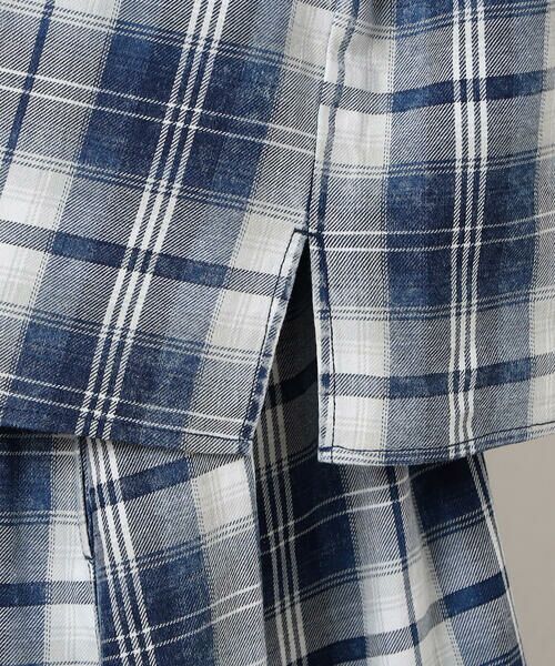 COMME CA ISM / コムサイズム シャツ・ブラウス | インディゴチェックプルオーバー / セットアップ対応 | 詳細18