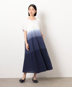 COMME CA ISM / コムサイズム ロング・マキシ丈ワンピース | 段染めＴワンピース