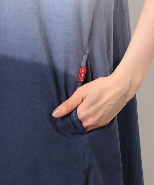 COMME CA ISM / コムサイズム ロング・マキシ丈ワンピース | 段染めＴワンピース | 詳細12