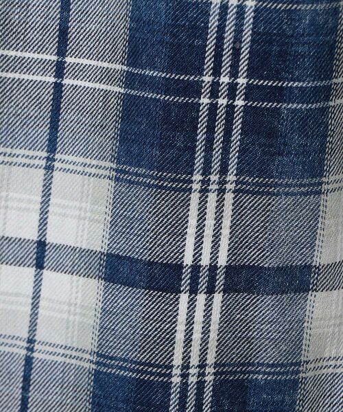 COMME CA ISM / コムサイズム ロング・マキシ丈スカート | インディゴチェックスカート / セットアップ対応 | 詳細23