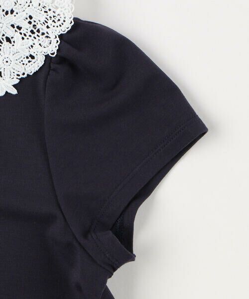 COMME CA ISM / コムサイズム ロング・マキシ丈ワンピース | レース襟付き 半袖ワンピース(140-160cm) | 詳細7