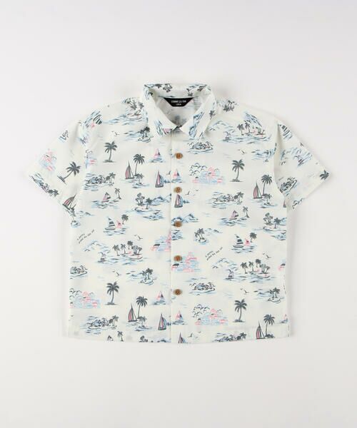 COMME CA ISM / コムサイズム シャツ・ブラウス | マリンアロハ柄 アロハシャツ | 詳細3