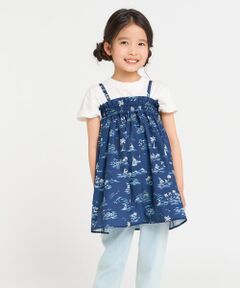 COMME CA ISM / コムサイズム チュニック | マリンアロハ柄 2WAYチュニック