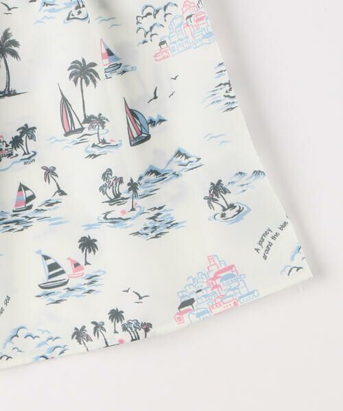 COMME CA ISM / コムサイズム チュニック | マリンアロハ柄 2WAYチュニック | 詳細4