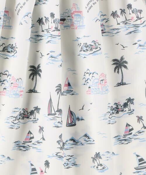 COMME CA ISM / コムサイズム チュニック | マリンアロハ柄 2WAYチュニック | 詳細7