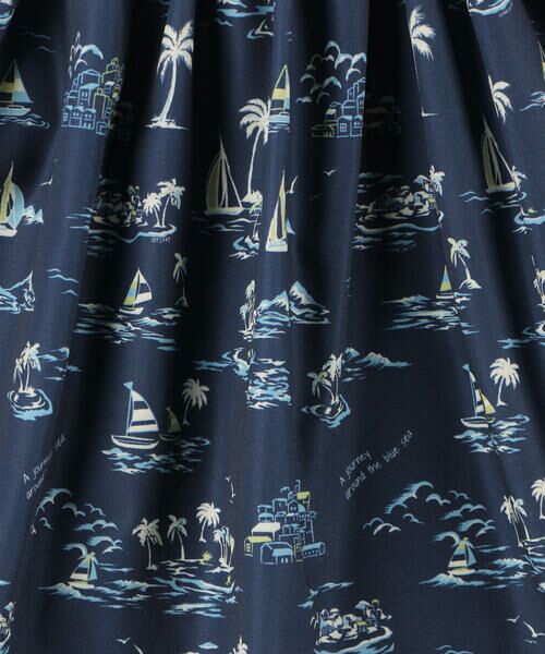 COMME CA ISM / コムサイズム チュニック | マリンアロハ柄 2WAYチュニック | 詳細10