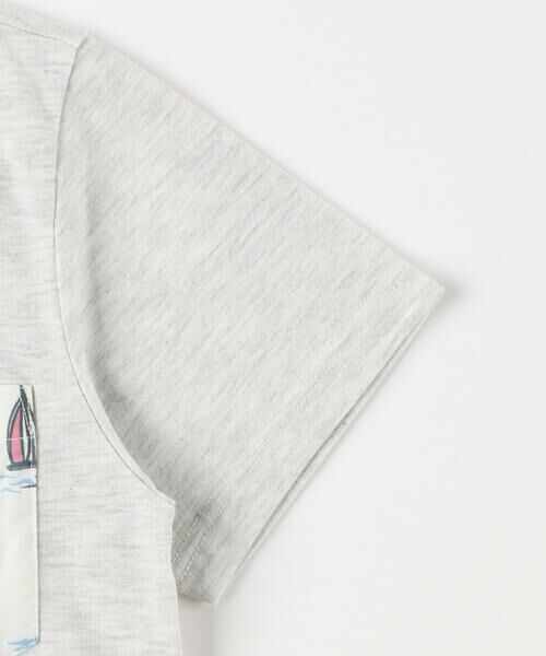 COMME CA ISM / コムサイズム Tシャツ | マリンアロハ柄ポケット 半袖Tシャツ | 詳細4