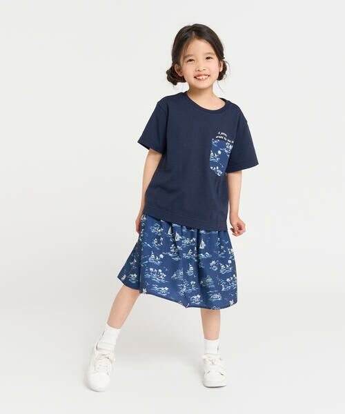 COMME CA ISM / コムサイズム Tシャツ | マリンアロハ柄ポケット 半袖Tシャツ | 詳細7