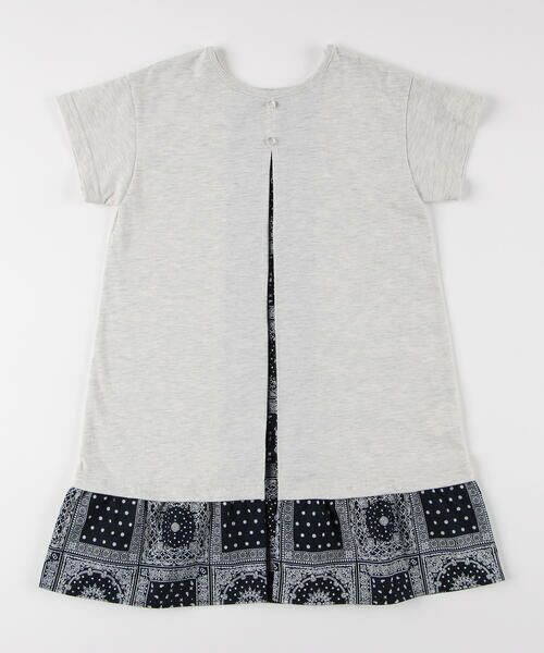 COMME CA ISM / コムサイズム ロング・マキシ丈ワンピース | バンダナプリント 切り替え2WAYワンピース | 詳細3