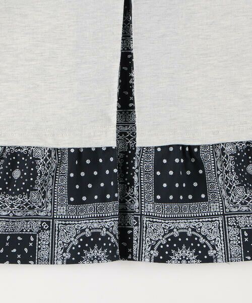 COMME CA ISM / コムサイズム ロング・マキシ丈ワンピース | バンダナプリント 切り替え2WAYワンピース | 詳細8