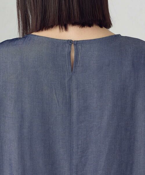 COMME CA ISM / コムサイズム シャツ・ブラウス | 【セットアップ対応】デニムライクシャンブレー Ｔブラウス | 詳細13