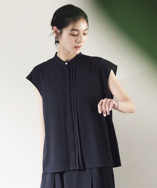 COMME CA ISM / コムサイズム シャツ・ブラウス | バックプリーツデザイン ブラウス | 詳細1