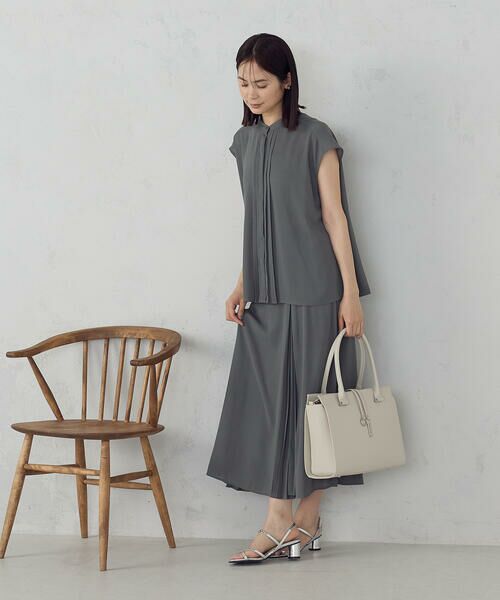 COMME CA ISM / コムサイズム シャツ・ブラウス | バックプリーツデザイン ブラウス | 詳細14