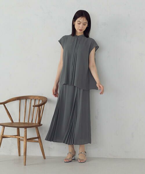 COMME CA ISM / コムサイズム シャツ・ブラウス | バックプリーツデザイン ブラウス | 詳細15