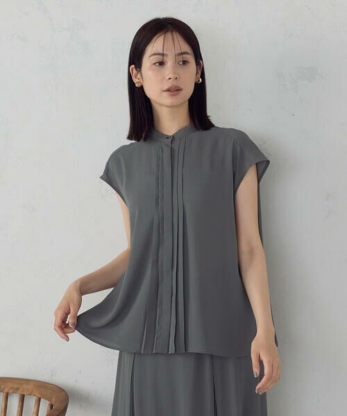 COMME CA ISM / コムサイズム シャツ・ブラウス | バックプリーツデザイン ブラウス | 詳細19