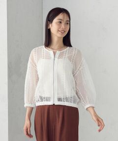 COMME CA ISM / コムサイズム ブルゾン | レース ブルゾン