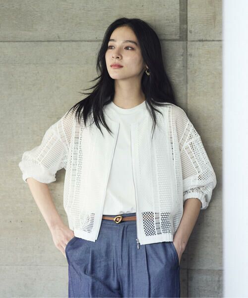 COMME CA ISM / コムサイズム ブルゾン | レース ブルゾン | 詳細1