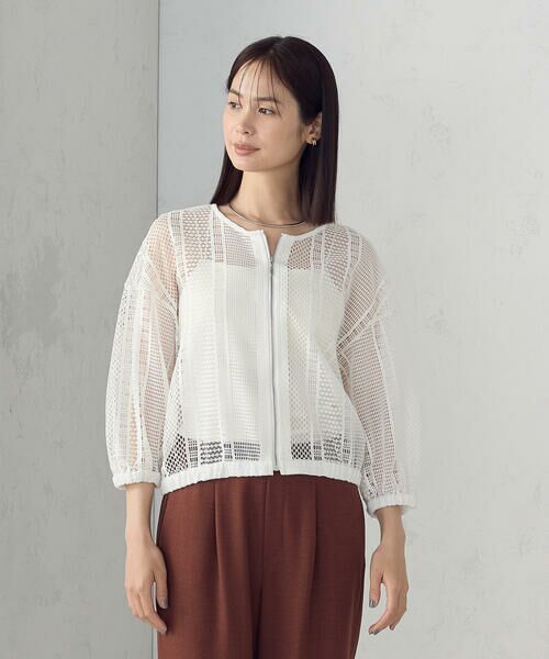 COMME CA ISM / コムサイズム ブルゾン | レース ブルゾン | 詳細8