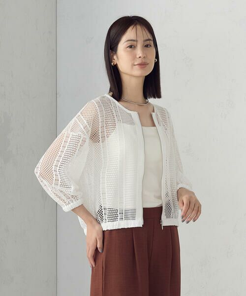 COMME CA ISM / コムサイズム ブルゾン | レース ブルゾン | 詳細5