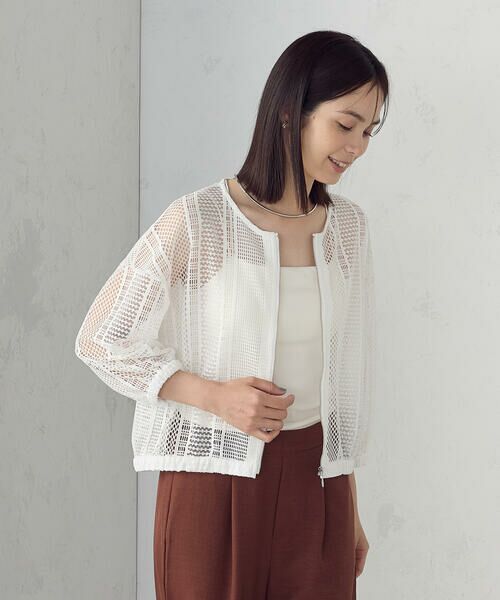 COMME CA ISM / コムサイズム ブルゾン | レース ブルゾン | 詳細7