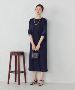 COMME CA ISM / コムサイズム ロング・マキシ丈ワンピース | スリーブデザイン ワンピース