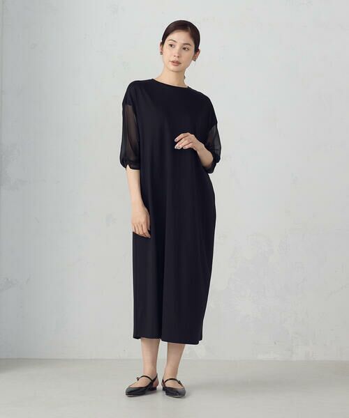 COMME CA ISM / コムサイズム ロング・マキシ丈ワンピース | スリーブデザイン ワンピース | 詳細6