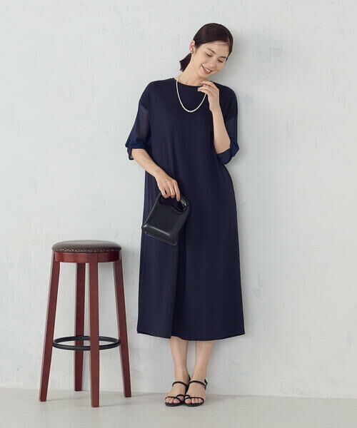 COMME CA ISM / コムサイズム ロング・マキシ丈ワンピース | スリーブデザイン ワンピース | 詳細9
