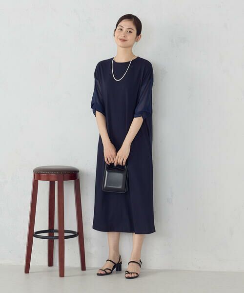 Ⓜ️&Ⓜ️品 セール】 スリーブデザイン ワンピース （ロング・マキシ丈