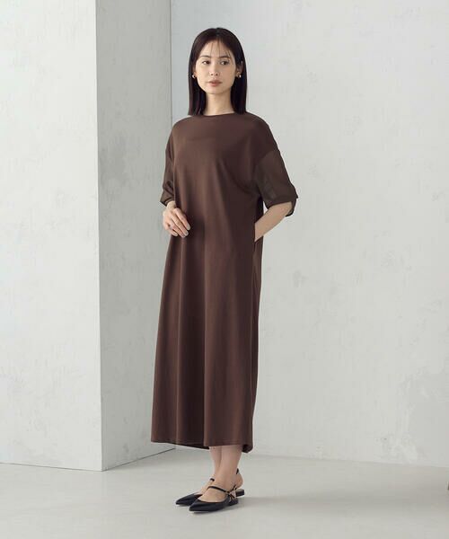 COMME CA ISM / コムサイズム ロング・マキシ丈ワンピース | スリーブデザイン ワンピース | 詳細17