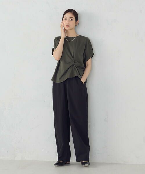 COMME CA ISM / コムサイズム その他パンツ | ワッシャータイプライター バレルパンツ | 詳細2