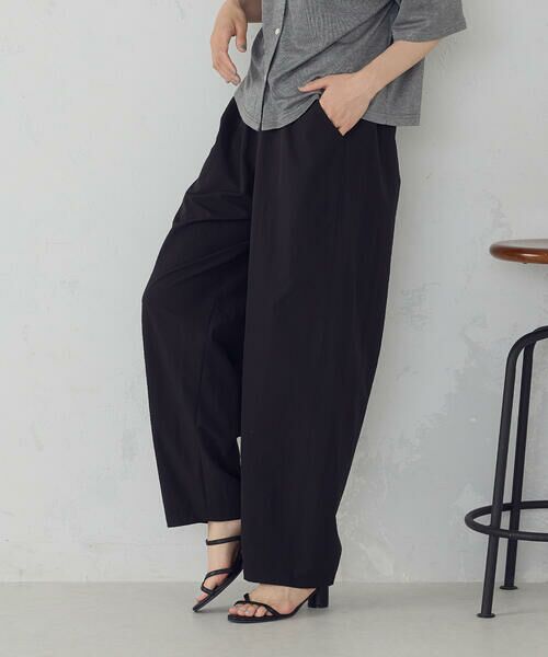 COMME CA ISM / コムサイズム その他パンツ | ワッシャータイプライター バレルパンツ | 詳細7