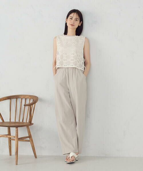 COMME CA ISM / コムサイズム その他パンツ | ワッシャータイプライター バレルパンツ | 詳細11