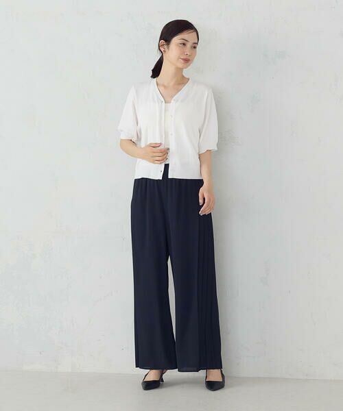 COMME CA ISM / コムサイズム その他パンツ | サイドプリーツデザイン パンツ | 詳細1