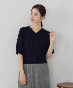 COMME CA ISM / コムサイズム カーディガン・ボレロ | 【接触冷感・ウォッシャブル】2WAY半袖 カーディガン