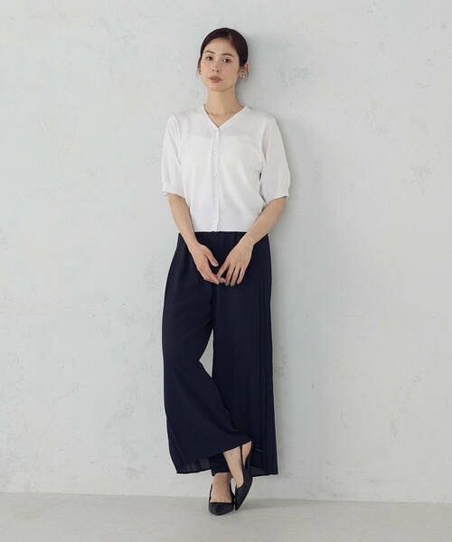 COMME CA ISM / コムサイズム カーディガン・ボレロ | 【接触冷感・ウォッシャブル】2WAY半袖 カーディガン | 詳細1