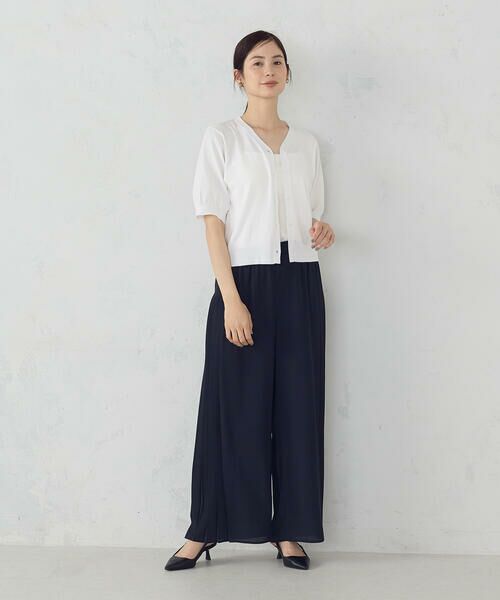 COMME CA ISM / コムサイズム カーディガン・ボレロ | 【接触冷感・ウォッシャブル】2WAY半袖 カーディガン | 詳細3