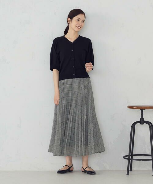 COMME CA ISM / コムサイズム カーディガン・ボレロ | 【接触冷感・ウォッシャブル】2WAY半袖 カーディガン | 詳細12