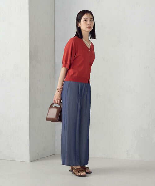 COMME CA ISM / コムサイズム カーディガン・ボレロ | 【接触冷感・ウォッシャブル】2WAY半袖 カーディガン | 詳細18