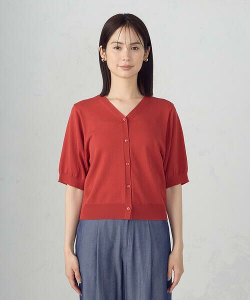 COMME CA ISM / コムサイズム カーディガン・ボレロ | 【接触冷感・ウォッシャブル】2WAY半袖 カーディガン | 詳細21