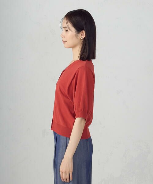 COMME CA ISM / コムサイズム カーディガン・ボレロ | 【接触冷感・ウォッシャブル】2WAY半袖 カーディガン | 詳細22