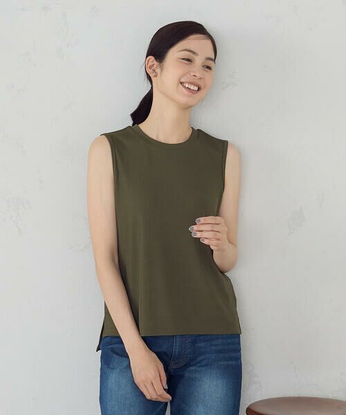 COMME CA ISM / コムサイズム タンクトップ | ベーシック テレコ タンクトップ | 詳細17