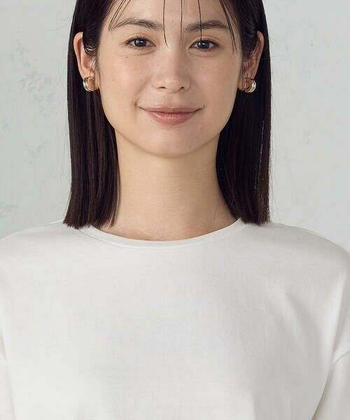 COMME CA ISM / コムサイズム カットソー | レースコンビ Ｔシャツ | 詳細9