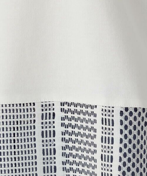 COMME CA ISM / コムサイズム カットソー | レースコンビ Ｔシャツ | 詳細12